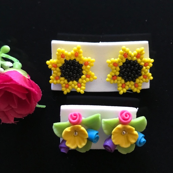 🌻 aretes artesanales 🌻 - Picture 1 of 6
